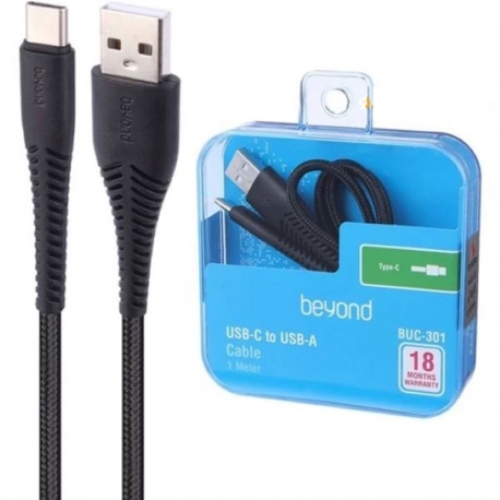 کابل شارژر 1 متری usb to type-c فست شارژر بیاند Beyond